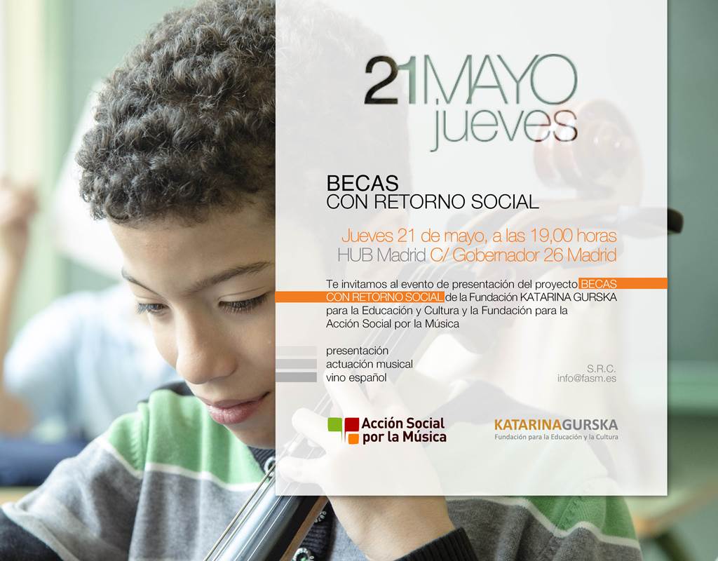 Becas con retorno social de la Fundación Katarina Gurska