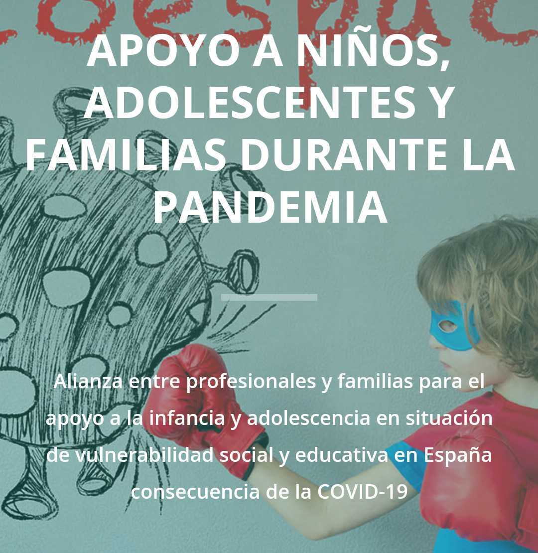 Nos aliamos con profesionales y familias para luchar contra las consecuencias de la pandemia en la infancia y juventud