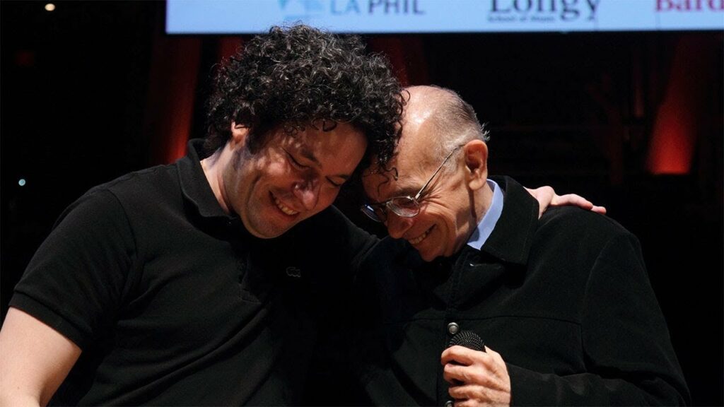 Gustavo Dudamel y José Antonio Abreu