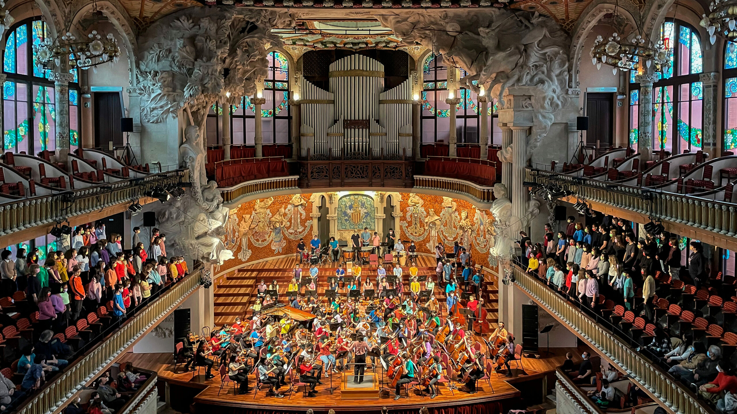 red música social en el palau de la música