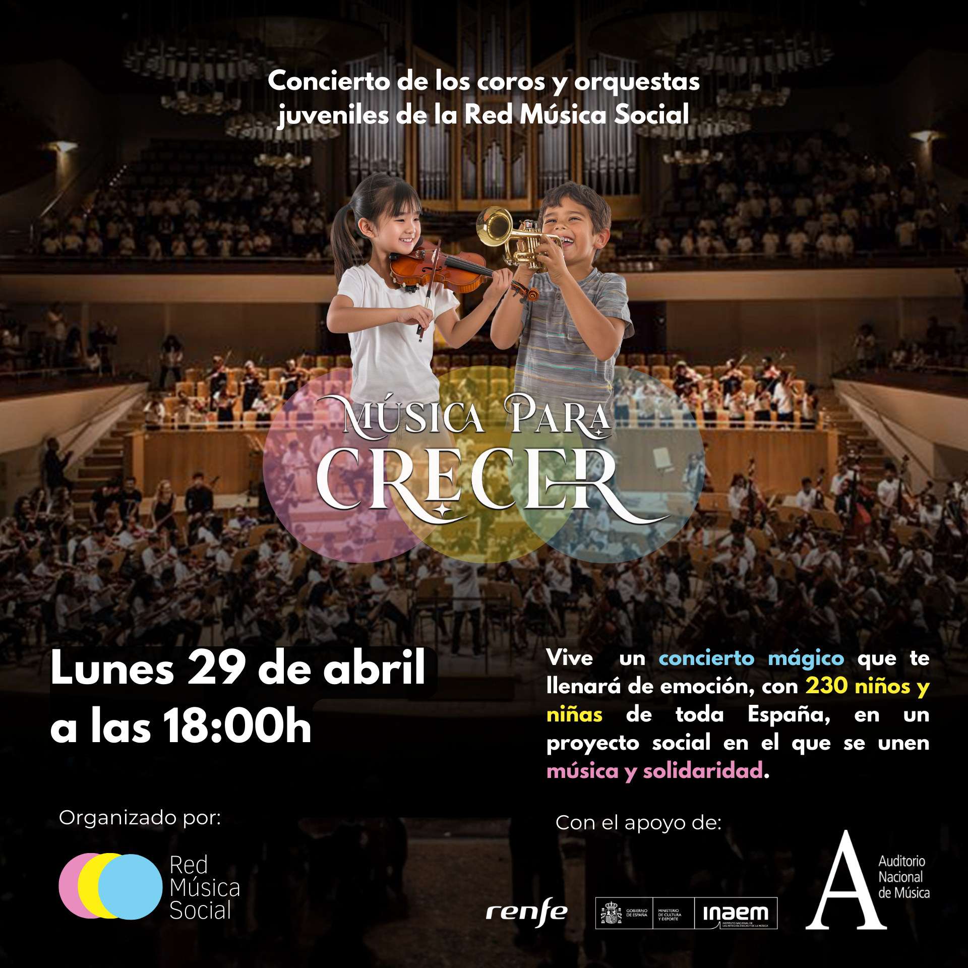 Música para Crecer en el Auditorio Nacional